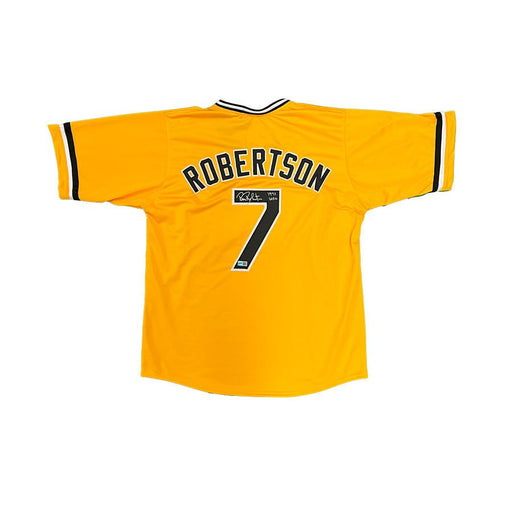 Bob Robertson Autographed Custom Gold Baseball Jersey