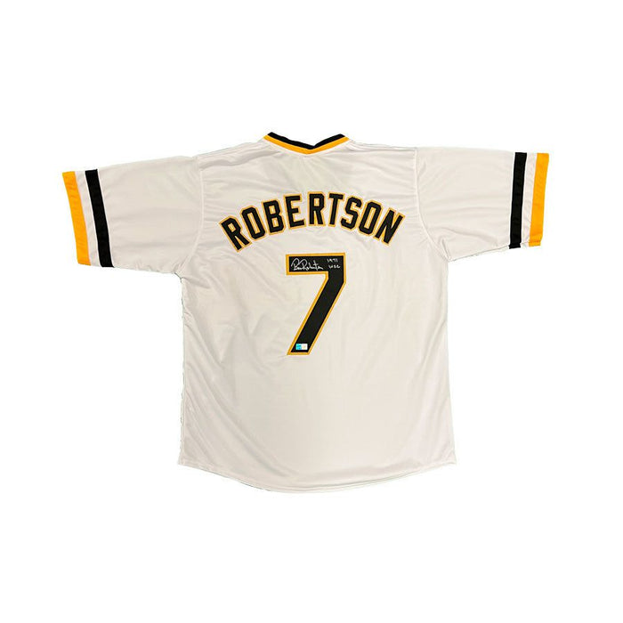 Bob Robertson Autographed Custom White Baseball Jersey