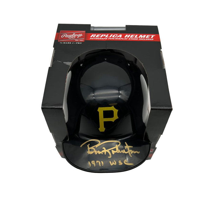 Bob Robertson Autographed Pittsburgh Pirates Mini Helmet with "1971 WSC"