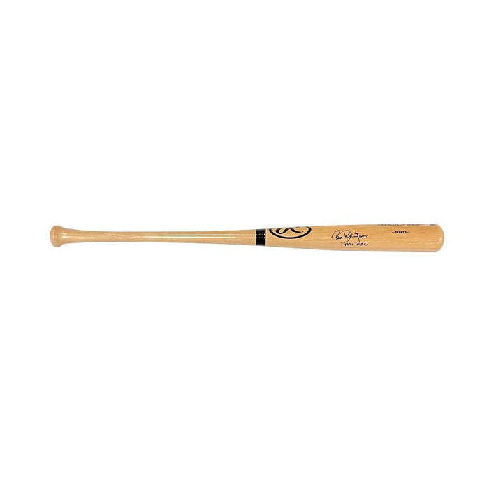 Bob Robertson Signed Official Rawlings Blonde Bat with "1971 WSC"