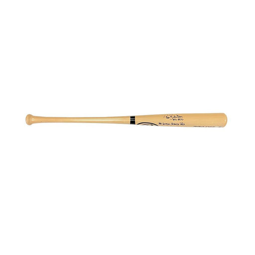 Bob Robertson Signed Official Rawlings Blonde Bat with "1971 WSC" and "Mt. Savage Strong Boy"
