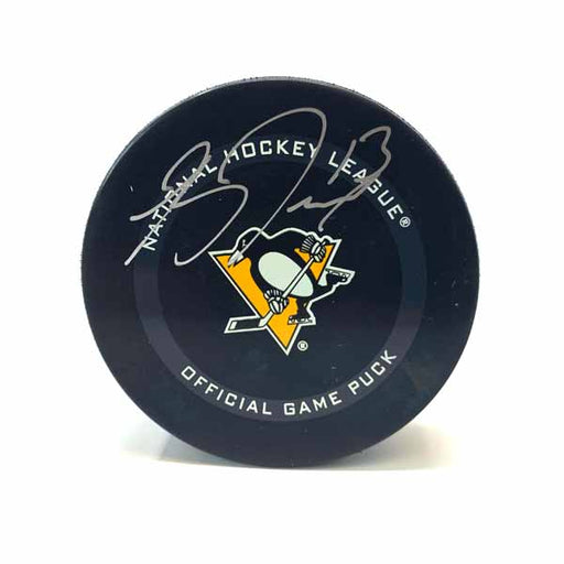 Brandon Tanev Signed Pittsburgh Penguins Official Game Model Puck