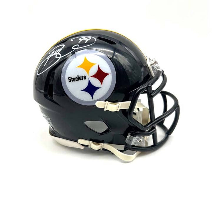 Brett Keisel Autographed Pittsburgh Steelers Speed Mini Helmet