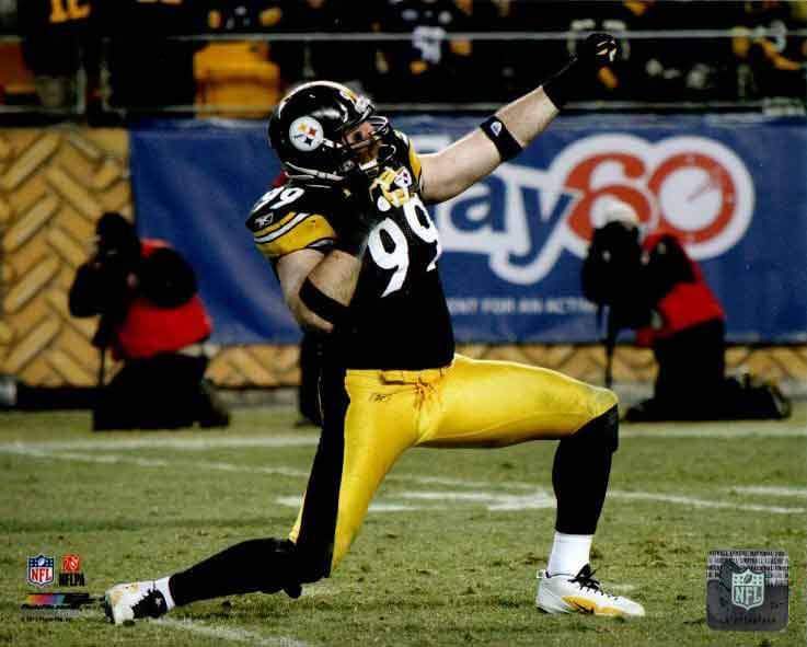 Brett Keisel Bow & Arrow Unsigned 8X10 Photo (Play 60)