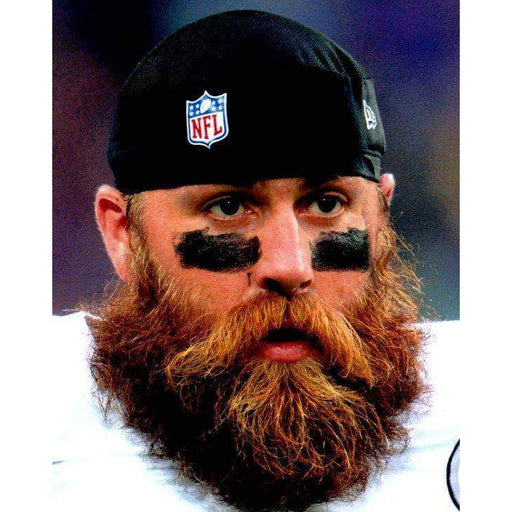 Brett Keisel Close Up With Beard Vertical Unsigned 8x10 Photo