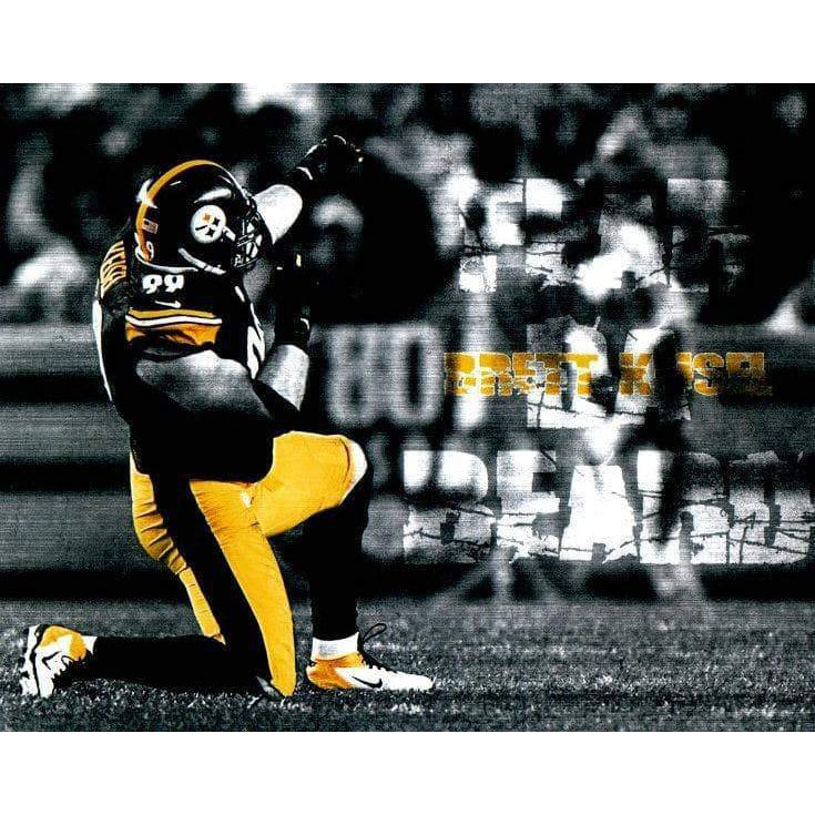 : BRETT KEISEL Signed FEAR DA BEARD Pittsburgh