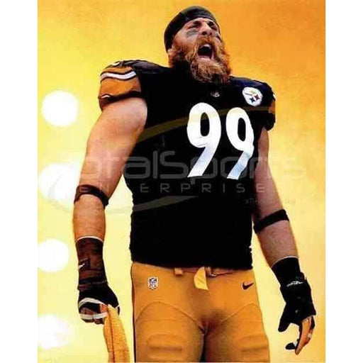 Brett Keisel Entrance With Towel Down Unsigned 16X20 Photo