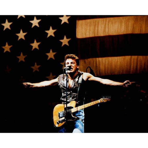 Bruce Springsteen Signing Unsigned 8X10 Photo