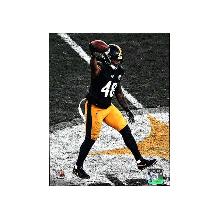 Bud Dupree Right Hand Up with Football Unsigned 8x10 Photo — TSEShop