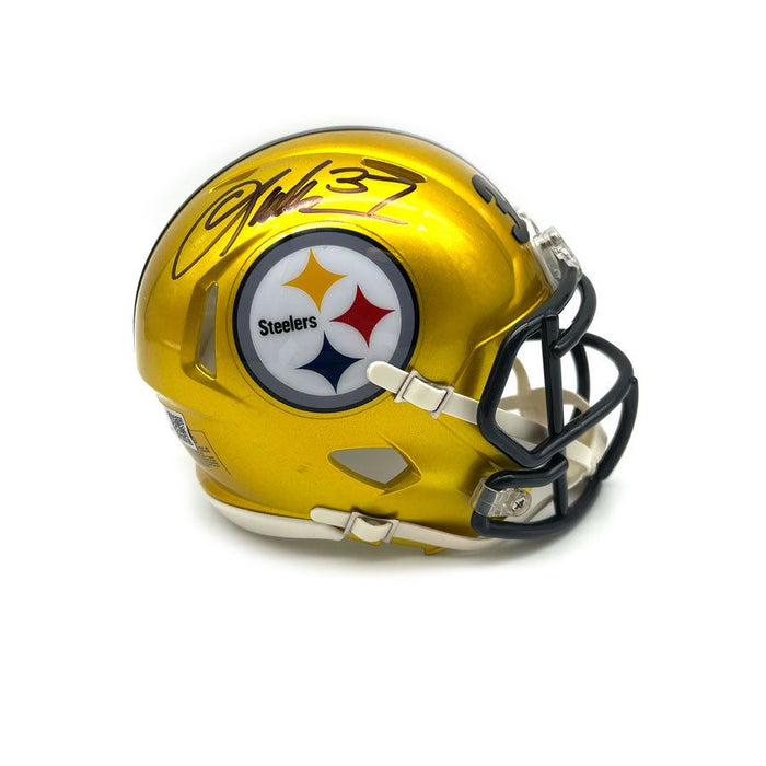 Carnell Lake Autographed Pittsburgh Steelers Flash Mini Helmet