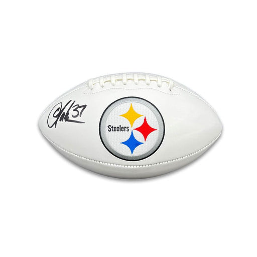 Carnell Lake Autographed Pittsburgh Steelers White Logo Football