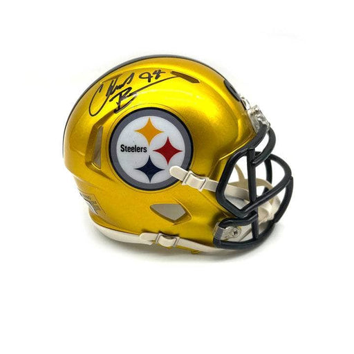 Chad Brown Autographed Pittsburgh Steelers Flash Mini Helmet