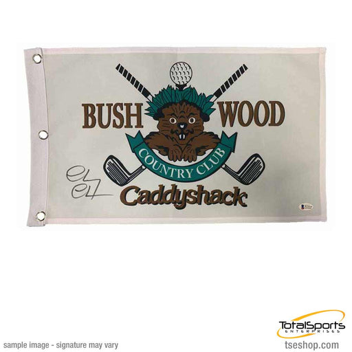 Chevy Chase Signed Bushwood Pin Flag