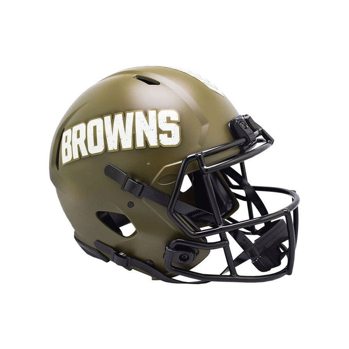 Cleveland Browns Full Size Salute to Service Replica Helmet