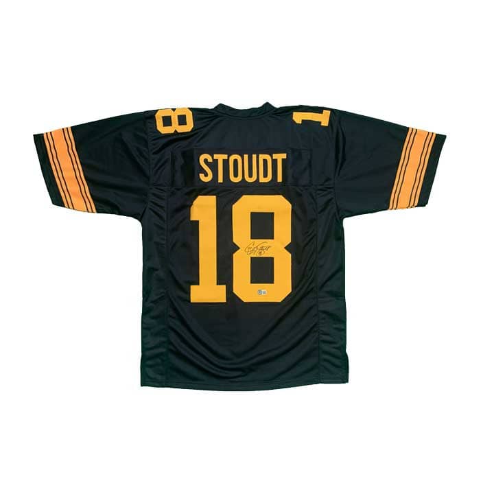 Cliff Stoudt Autographed Custom Alternate Football Jersey — TSEShop