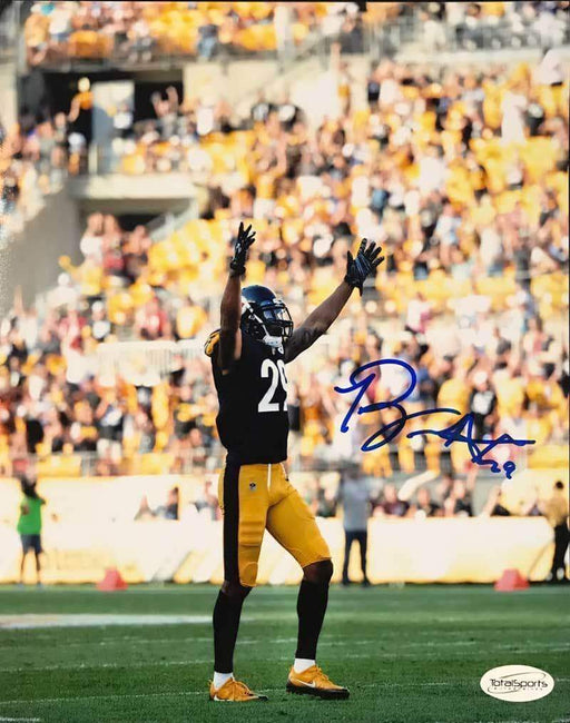 Brian Allen Signed Hands Raised Photo