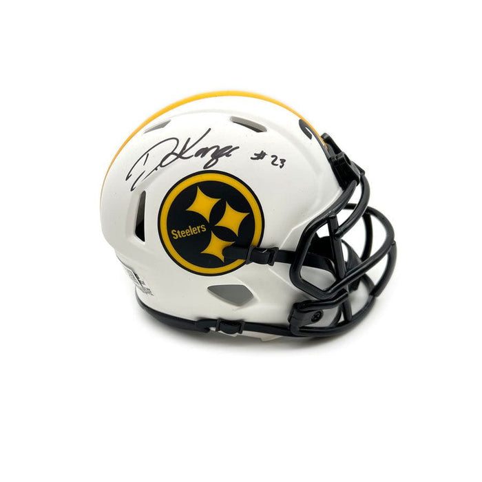 Damontae Kazee Signed Pittsburgh Steelers Lunar Mini Helmet