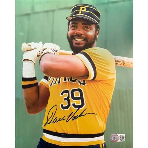 Dave Parker Signed Posing in Yellow with Bat 8x10 Photo — TSEShop