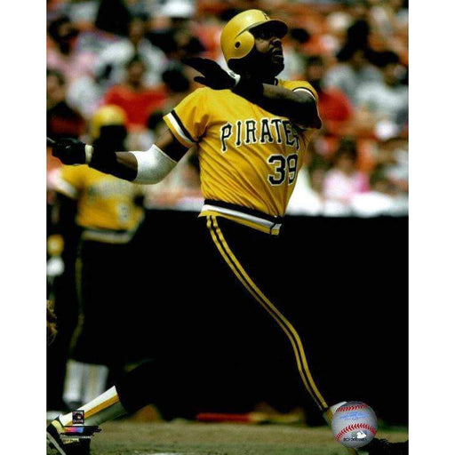 Dave Parker Signed Posing in Yellow with Bat 8x10 Photo — TSEShop