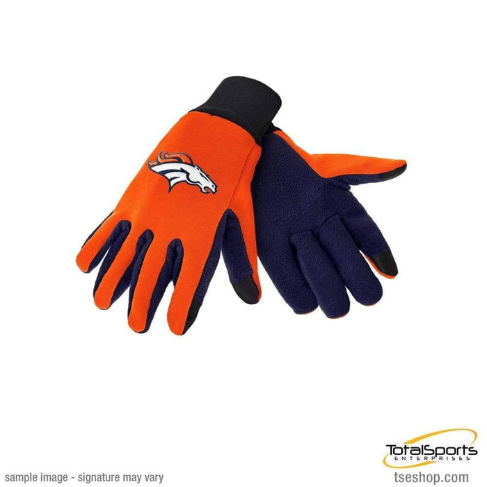 Fan Apparel Souvenirs Football NFL Denver Broncos Texting Gloves