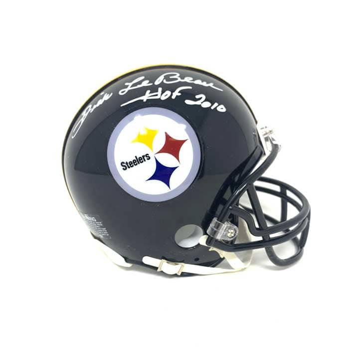 Terry Hanratty Signed Pittsburgh Steelers Mini Lunar Helmet