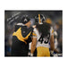 Dick Lebeau Signed with Troy Polamalu 16x20 Photo with "HOF 2010"