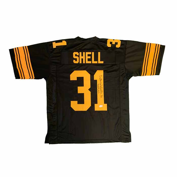 TSE Donnie Shell Autographed Custom Alternate Jersey with HOF 2020