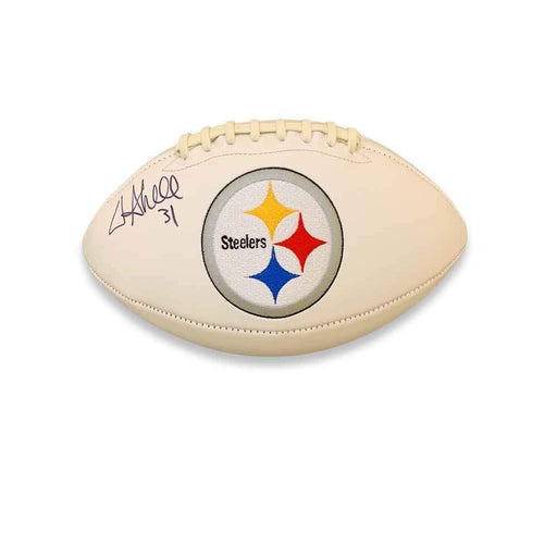 Donnie Shell Autographed Pittsburgh Steelers White Logo Football
