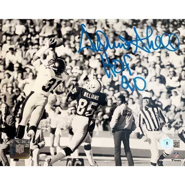 Donnie Shell Signed INT Vs. Raiders 8X10 Photo with HOF 20