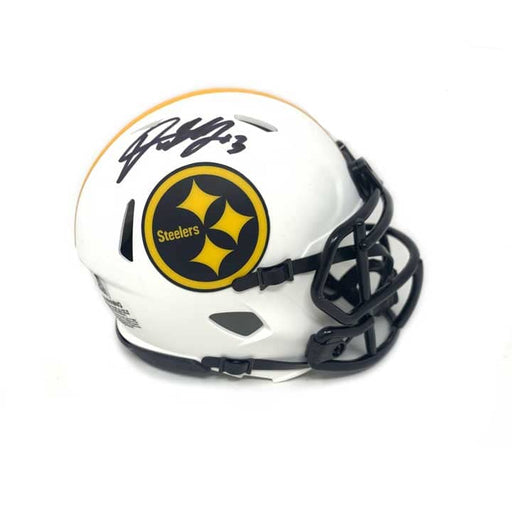 Dwayne Haskins Signed Pittsburgh Steelers Lunar Eclipse Mini Helmet