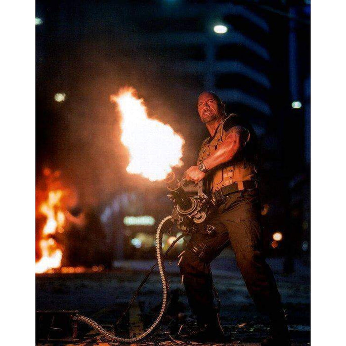 Dwayne Johnson Fast And Furious 7 Unsigned 8X10 Photo