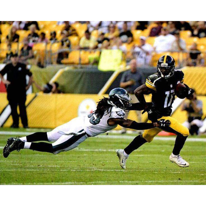 Eli Rogers Running In Black Vs Eagles Unsigned 8X10 Photo