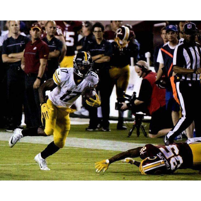 Eli Rogers Running In White Vs Redskins Unsigned 8X10 Photo