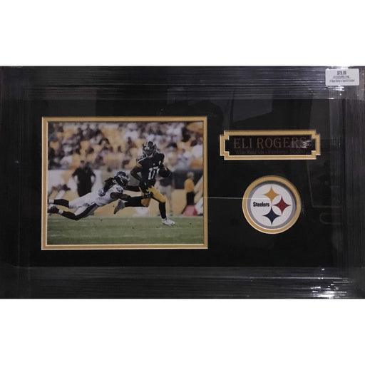 Eli Rogers Running vs. Eagles 8x10 Unsigned - Professionally Framed