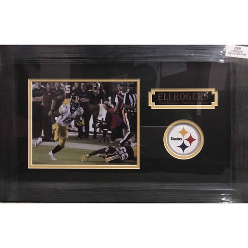 Eli Rogers Running vs. Redskins 8x10 Unsigned - Professionally Framed