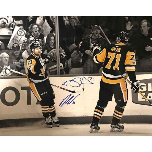 Sidney Crosby Pittsburgh Penguins Fanatics Authentic Unsigned Gold Alternate Jersey Celebration Photograph