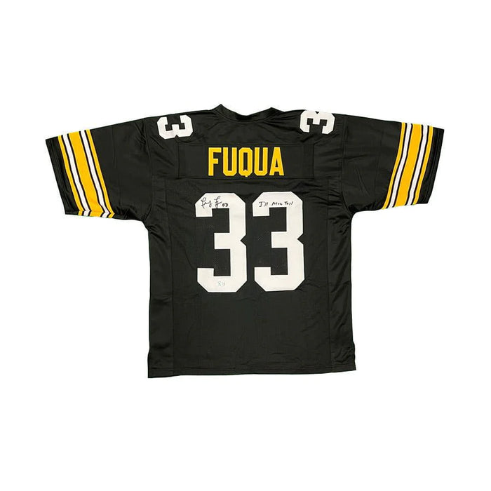 Frenchy Fuqua Autographed Black Custom Jersey with "I'll Never Tell"