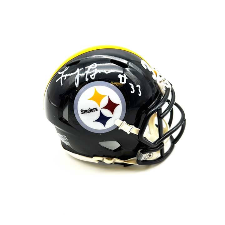 Alan Faneca Signed Pittsburgh Steelers FLASH Mini Helmet — TSEShop