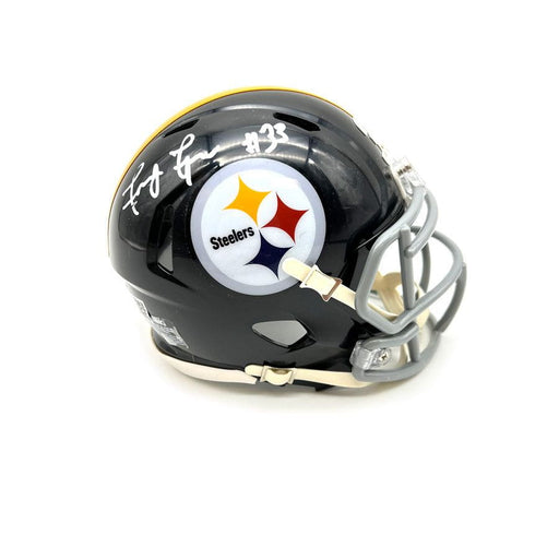Frenchy Fuqua Signed Pittsburgh Steelers Black TB Speed Mini Helmet