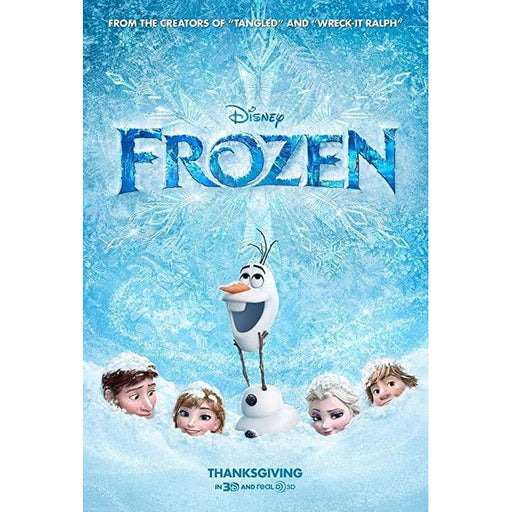 Frozen Unsigned Movie Poster 11x17 Photo