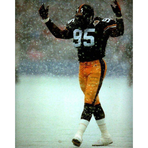 Greg Lloyd Arms Up in Snow Unsigned 8x10 Photo