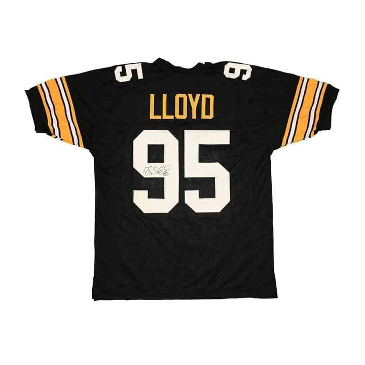 Greg Lloyd Signed Black Custom Jersey — TSEShop