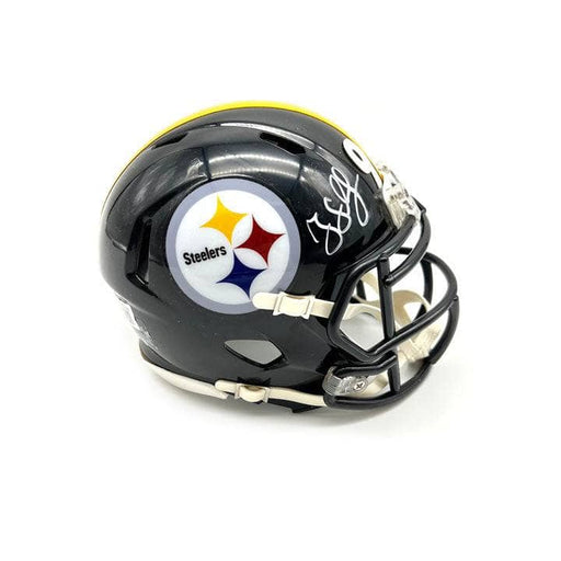 Greg Lloyd Autographed Pittsburgh Steelers Black Speed Mini Helmet