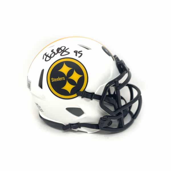 Greg Lloyd Autographed Pittsburgh Steelers Lunar Eclipse Mini Helmet