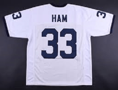 Pre-Sale: Jack Ham Signed Custom White College Jersey with FREE CHOF 90 Inscription