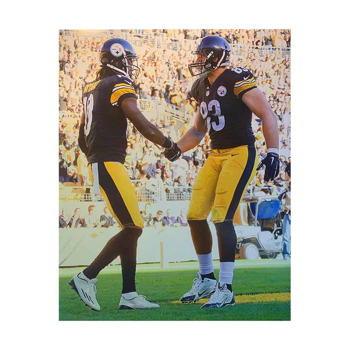 Heath Miller and Martavis Bryant Handshake Unsigned 16x20 Photo