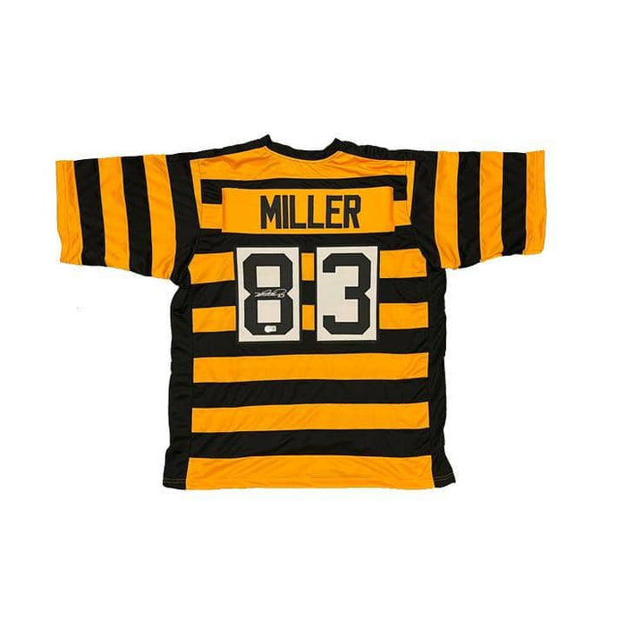 Heath Miller Autographed Custom Bumblebee Jersey