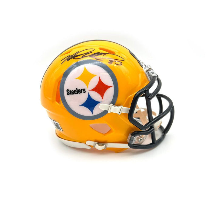 Heath Miller Autographed Pittsburgh Steelers 75th Anniversary Speed Mini Helmet