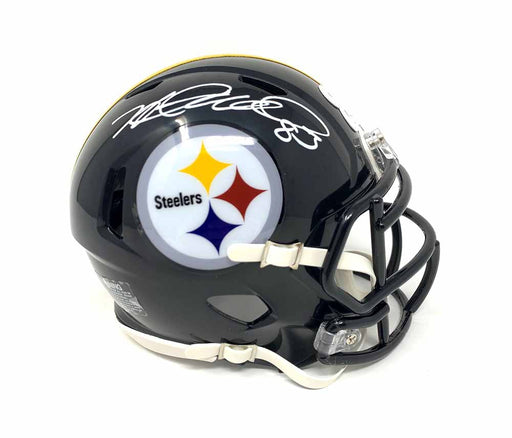 Heath Miller Autographed Pittsburgh Steelers Black Speed Mini Helmet