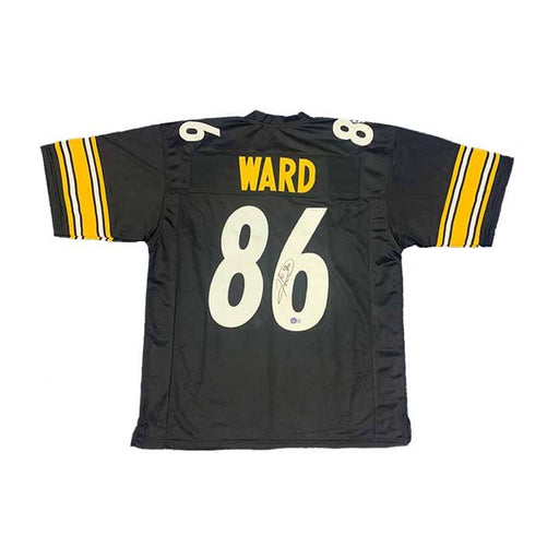 Hines Ward Autographed Custom Home Jersey